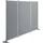 SOENNECKEN Stellwand stoffbespannt 1210 mm Blau
