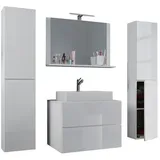 VCM my bath Badmöbel-Set Lendas XL 915216 weiß 147,0 x 52,0 x 150,0 cm