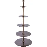 Creativ deco Dekoetagere »Weihnachtsdeko«, (1 St.), mit 5 Etagen, grau