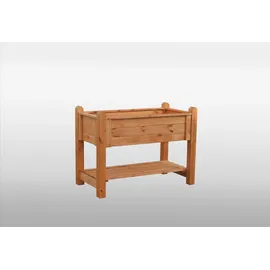 Promadino Kräuterbeet auf Beine 114 x 60 x 84,5 cm honigbraun