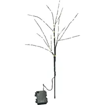 expo-bˆrse LED Lichterzweig Äste 60 cm 54 LED warmweiß Timer IP44 innen und außen