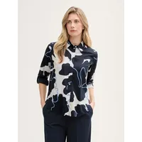 Tom Tailor Langarmbluse - Big Floral Shapes Design -