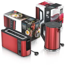 Arendo Wasserkocher ELEGANT 1,5 l Rot