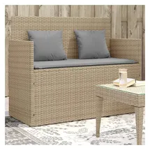 vidaXL Gartenbank 113 x 54 x 91 cm Beige