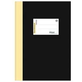 Ursus Geschäftsbuch A4 liniert schwarz