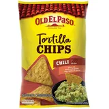 Old El Paso Tortilla Chips Chili – Tortilla Chips mit Chili-Geschmack aus Mais gebacken – Glutenfrei – 1 x 185 g