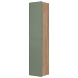 Vicco Izan Hochschrank 36,6 x 171,6 cm Grün/Goldkraft Eiche Holz
