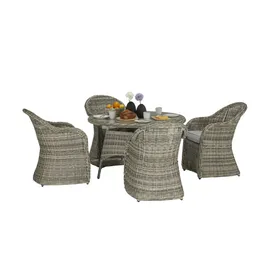 gartenundmoebel.de Amrum Tisch Ø 121 x 76 cm Grau