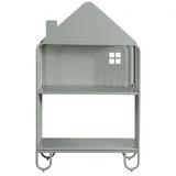 Home Deluxe Kinderregal TODO S 102 x 61 x 28 cm, inkl. 2 Aufbewahrungsboxen, Rutschfest, Spielzeugregal, Kindermöbel grün