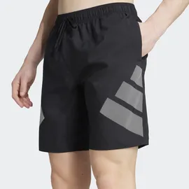 adidas Big Bars Badeshorts Black/White M