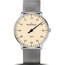 Meistersinger New Vintage Neo NES903 - elfenbein,silber - 36mm