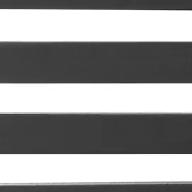 Beliani Badezimmerschrank Okarche 63 x 167 cm Schwarz