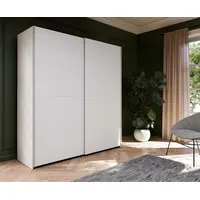 Freiraum Schiebetürenschrank >Schach&matt< in Weiss - 170,3x190,5x61,2cm (BxHxT) -