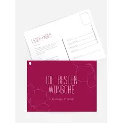 Hochzeitseinladungen selbst gestalten mit Spruch und Fotos im Onlinedesigner bei Meine-Kartenmanufaktur.de
