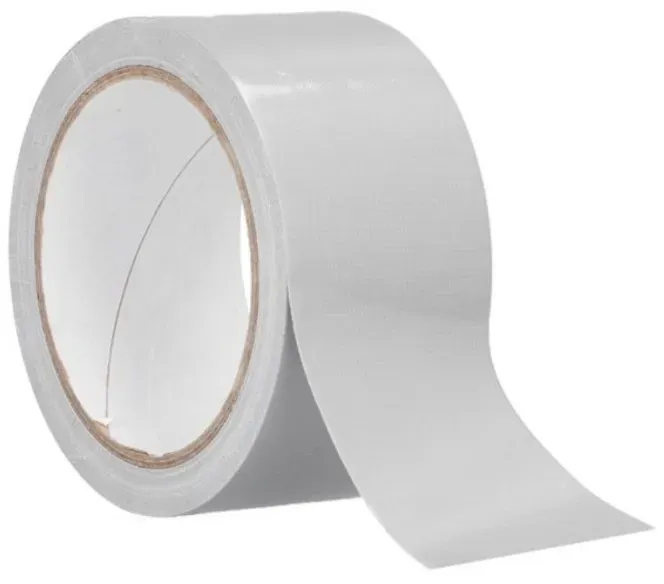 Universelles weißes Klebeband für Planen, 20 m x 50 mm