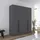 OTTO home Wäscheschrank Avola 181 x 210 x 54 cm Grau