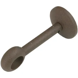 LIEDECO Gardinenstange LIEDECO "Esp Spirale" Gr. 4, braun (rost), L:240cm Ø:16mm, Metall, Gardinenstangen, 1-läufig im Fixmaß Ø 16 mm