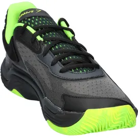 Under Armour Unisex Basketballschuhe Spawn 7 3028461-004 42.5 - Black/HYPER GREEN/Metallic Black - 42.5