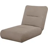 Livetastic Schlafsessel Luna, Braun, Textil, 81x88x160 cm, Bsci, Liegefunktion, Wohnzimmer, Sessel, Schlafsessel
