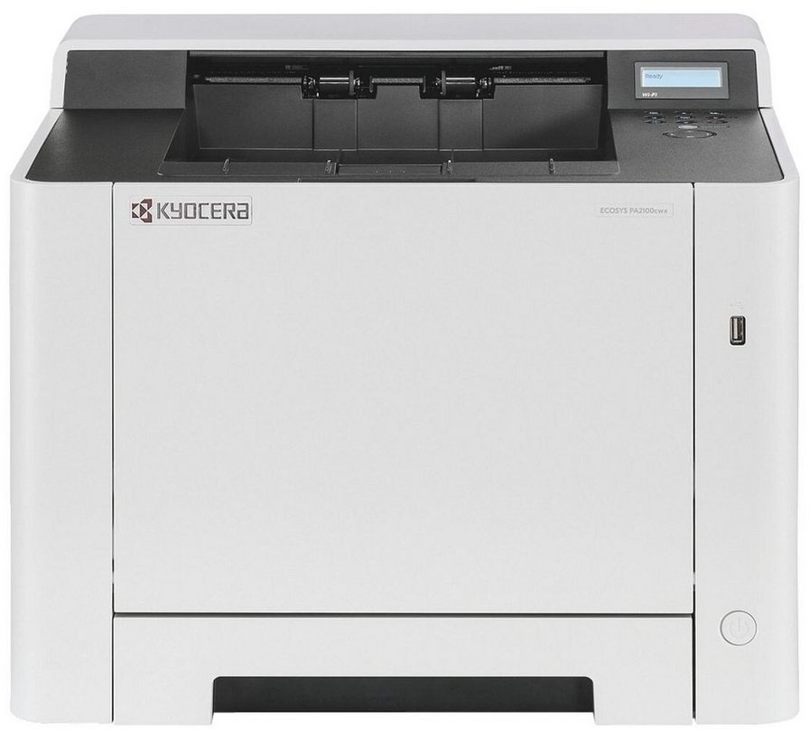 Kyocera ECOSYS PA2100cwx Farblaserdrucker, (LAN, WLAN, 1200 x 1200 dpi, A4) grau