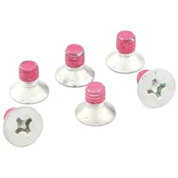 TRW Schraube 6 Stück, Schaftlänge 6 mm, Gesamtlänge 10 mm, Schraube Senkkopf, M6x1