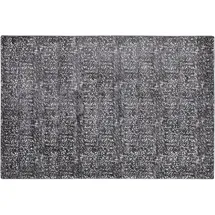 Beliani Teppich Esel Silber 160 x 230 cm