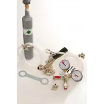 ich-zapfe Zubehörpaket 1 mit Korb Fitting, 7mm Bierschlauch und 0,5 kg CO2 Flasche