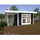 Weka Designhaus 126 A 4,42 x 3,01 m anthrazit inkl. Anbau