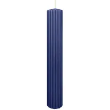 Wiedemann Kerzen Rillen Kerzen 300 x Ø 45 mm blau 4 St.