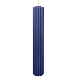 Wiedemann Kerzen Rillen Kerzen 300 x Ø 45 mm blau 4 St.
