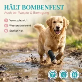 HUND IST KÖNIG Verband selbstklebend, Selbstklebende Bandage für Mensch & Tier 12 St