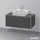Duravit XSquare Waschtischunterschrank, 2 Schubkästen, Graphit Matt