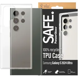 SAFE BY PANZERGLASS Handyhülle "TPU Case für Samsung Galaxy S24 Ultra", transparent, B:11cm H:2cm T:19,5cm, Hüllen, Backcover, Schutzhülle, stoßfest, kratzfest, widerstandsfähig