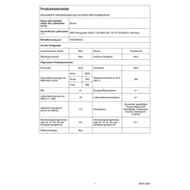 Bosch Serie 6 KGN39AIAU Kühl-Gefrierkombination (363 l, 2030 mm hoch, Edelstahl)