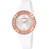 Calypso Damen Analog Quarz Uhr mit Plastik Armband K5659/1
