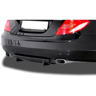 RDX Racedesign Heckschürzenansatz 'Diffuser U-Diff' kompatibel mit Mercedes S-Klasse Coupe C216 2006-2013 (PU)