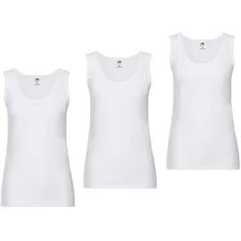 FRUIT OF THE LOOM Tanktop Weiß S