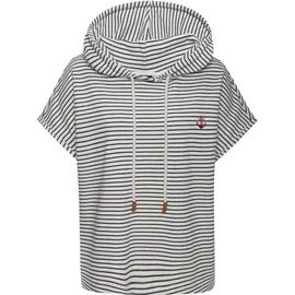 H.I.S. Sweatshirt gestreift marine/offwhite 40/42