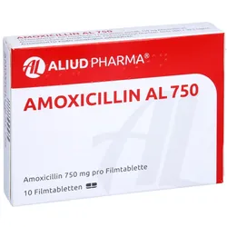 Amoxicillin AL 750 Filmtabletten 10 St