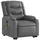 vidaXL Massagesessel mit Aufstehhilfe Kunstleder 93 x 99 x 93 cm Grau