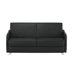 Schlafsofa  München , schwarz , Maße (cm): B: 177 H: 84 T: 100