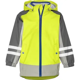 Playshoes Regenjacke 3in1 in Gelb/ Grau - 86