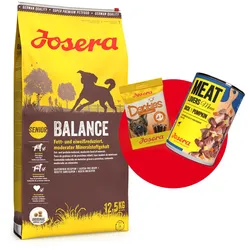 JOSERA Balance Senior/Light 12,5kg + 1x Denties & 1x MeatLovers GRATIS
