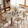 Homcom Esstisch ausziehbar 180-260 x 76,6 cm beige