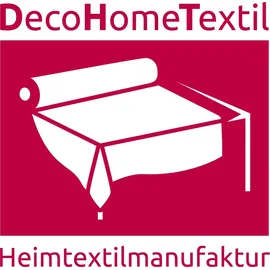 DecoHomeTextil Heimtextilmanufaktur Tischdecke Leinen Optik 130 x 130 cm Weiß