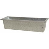 Siena Garden Blumenkasten 50 x 19 x 12 cm verzinkt silber