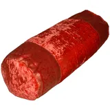 Deko-Kissenbezüge Nackenrolle Kopfkissen Kissenbezug Kissenhülle Samt Brokat Yogakissen Orientalisch (Rot)