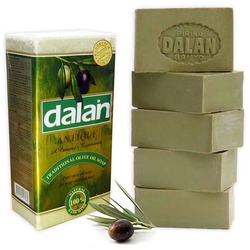 Dalan Handseife DALAN 5 x 180g Natur 100% Olivenöl Seife Handgefertigt