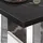 GGM Möbel Bistrotisch 110 x 60 x 75 cm Schwarz Marmor/Edelstahl