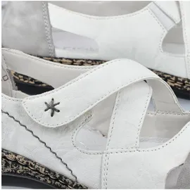 Rieker Damen Geschlossene Ballerinas, Weiß 39